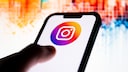 Smartphone mit Instagram-Logo