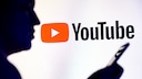 YouTube Logo mit Schatten