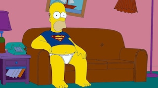 Homer auf der Couch in „Die Simpsons“