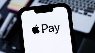 Apple Pay Logo auf Smartphone