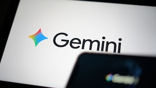 Gemini Logo auf hellem Bildschirm