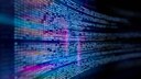 Computer Codes auf Bildschirm