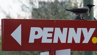 Penny Logo auf Schild
