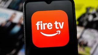 Smartphone mit fire tv Logo