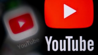 Youtube Logo auf schwarzem Hintergrund