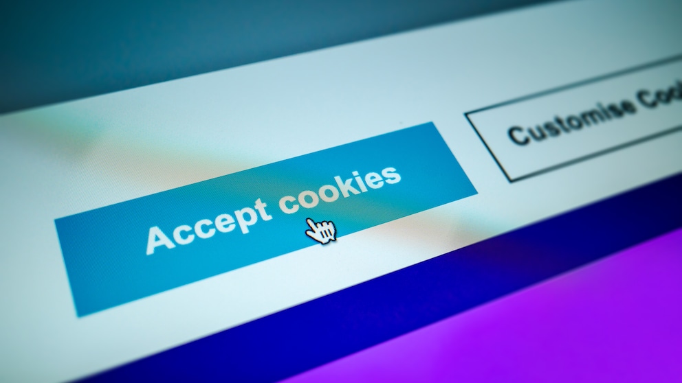 Ein „Cookies akzeptieren“-Button