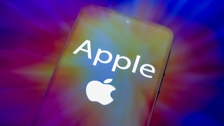 Smartphone mit Apple-Logo