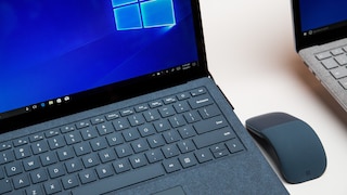 Laptop mit Windows-Logo