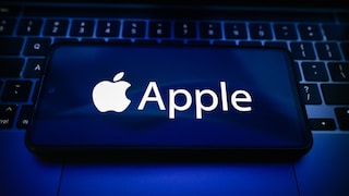 Apple-Logo auf einem Smartphone