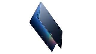 Das Googlebook unterscheidet sich von anderen Chromebooks zumindest anhand des Leuchtstreifens.