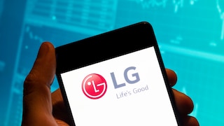 Smartphone mit LG-Logo
