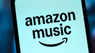 Logo von Amazon Music auf einem Smartphone