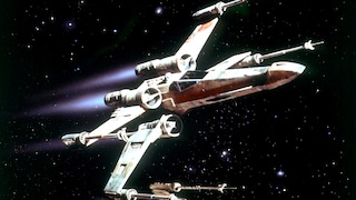 Ein X-Wing aus den "Star Wars"-Filmen