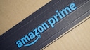Paket mit Amazon-Prime-Schriftzug.