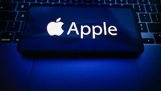 Smartphone mit Apple-Logo