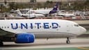 Flugzeug der Gesellschaft United Airlines