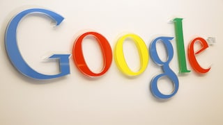 Google-Logo an Hauswand.