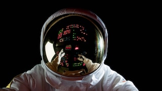 Astronaut im Weltall