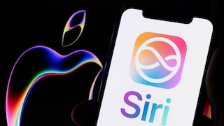 Smartphone mit Siri Ai-Logo