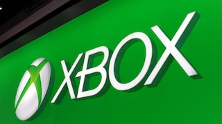 Xbox-Logo an einer grünen Wand