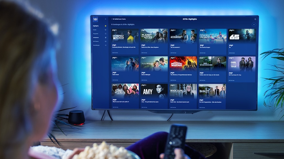 Jetzt integriert auch 1&1 die Plattform Joyn direkt in sein TV-Angebot.