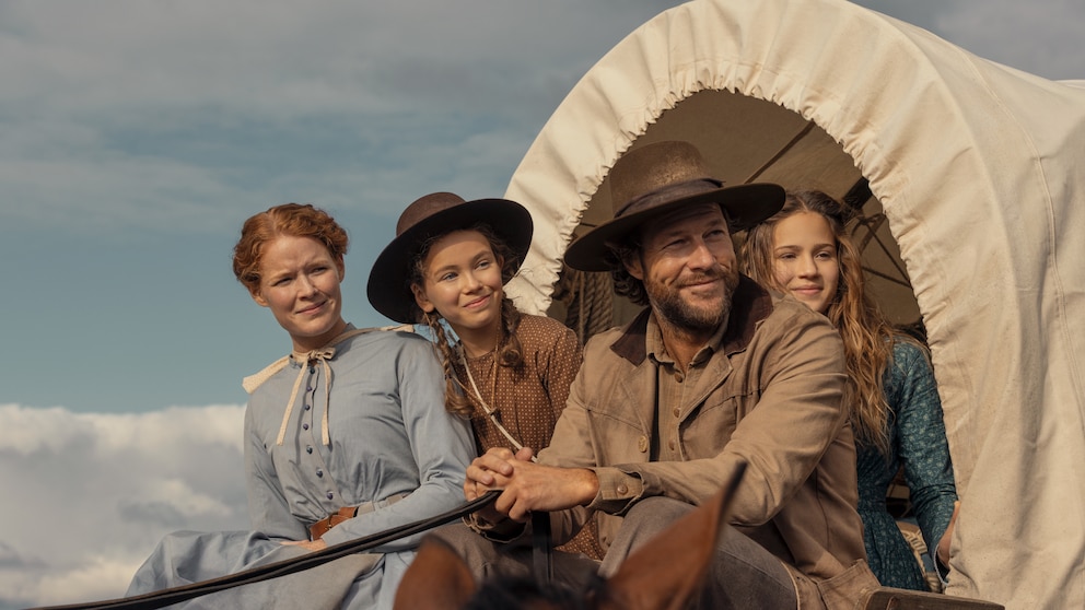 Die Familie Ingalls in der Netflix-Version von „Unsere kleine Farm“
