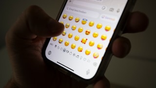 Emoji-Auswahl auf einem iPhone