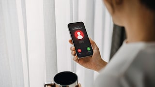 Spam-Anruf auf einem Smartphone