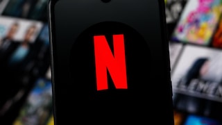 Netflix-Logo auf einem Smartphone