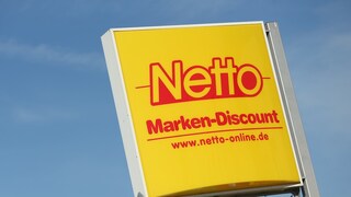 Schild von Netto