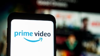 Logo für Amazon Prime Video auf einem Smartphone