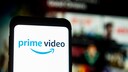 Logo f&uuml;r Amazon Prime Video auf einem Smartphone