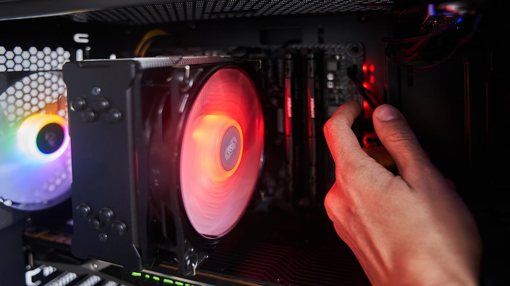 CPU-Kühler in einem Gaming-PC