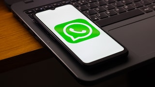 WhatsApp-Logo auf Smartphone