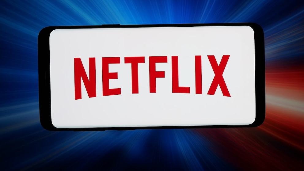 Netflix-Logo auf einem Smartphone