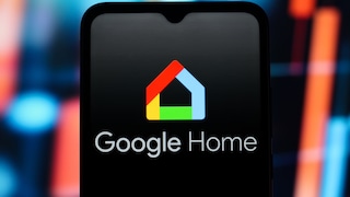 Das Logo von Google Home auf einem Smartphone
