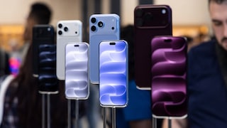 Die neuen iPhone 18 Pro Max Modelle ausgestellt