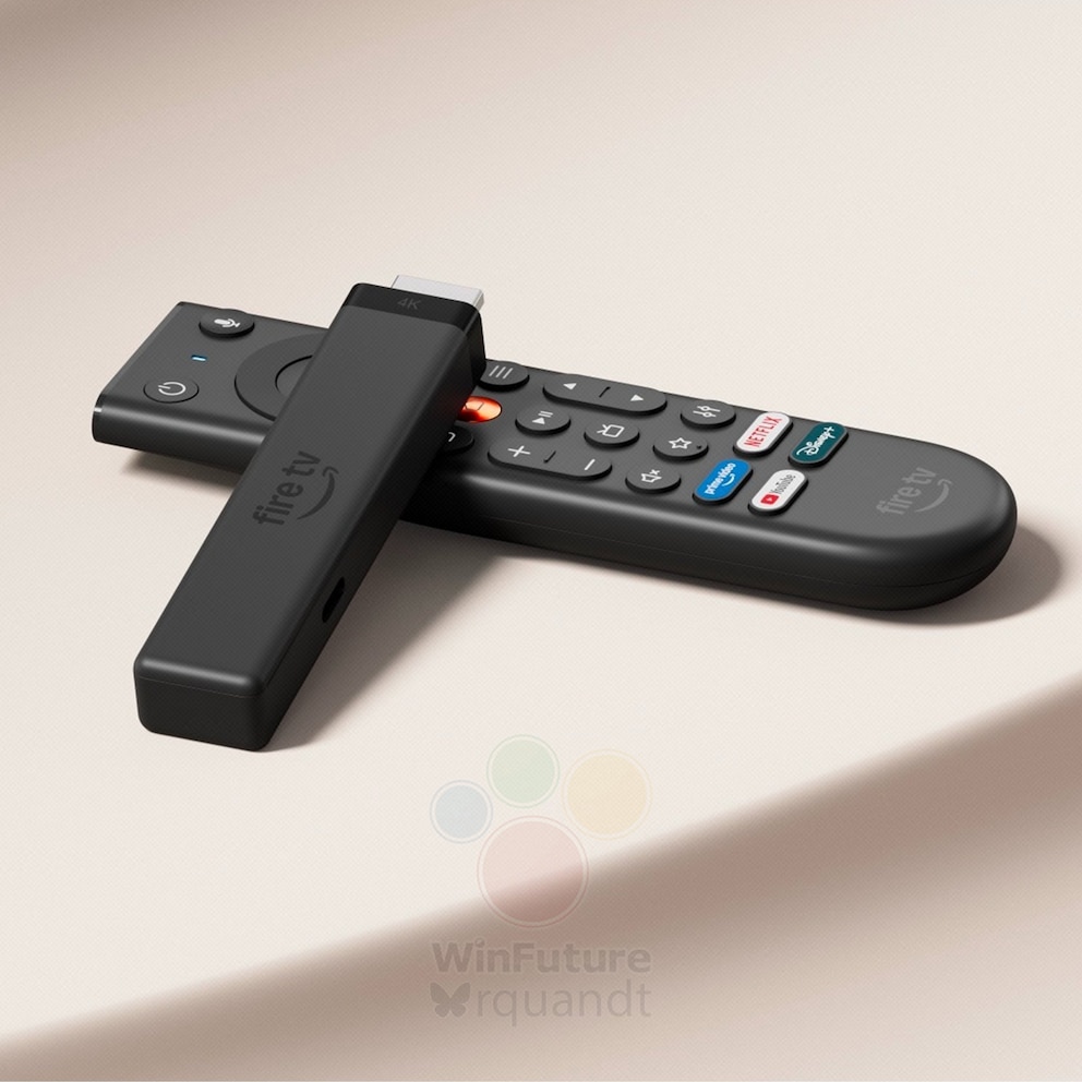 Geleaktes Produktfoto des neuen Amazon Fire TV Stick 4k mit &uuml;berarbeiteter Fernbedienung