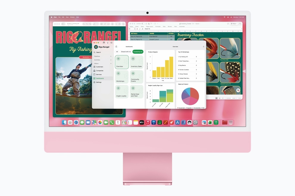 The iMac from Apple is now also available with the M6 CPU