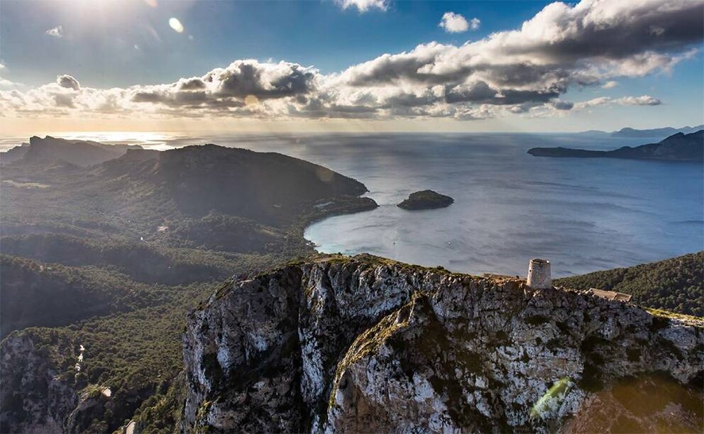 Der Wachturm Talaia d'Albercutx bei Formentor