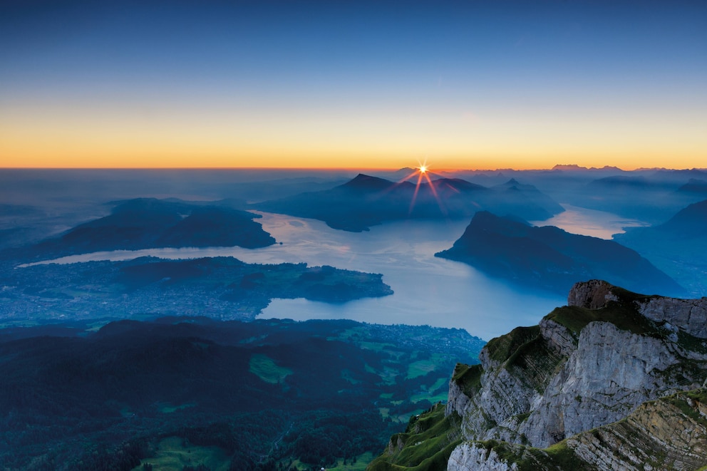  So einen Ausblick hat man nicht alle Tage – der Rigi Kulm