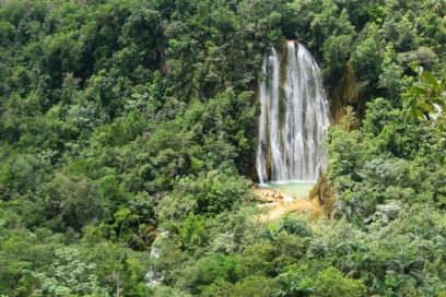 Versteckt im Urwald: Der Weg zum „Salto el Limón“ ist heiß und feucht, doch vor Ort wartet ein erfrischender See