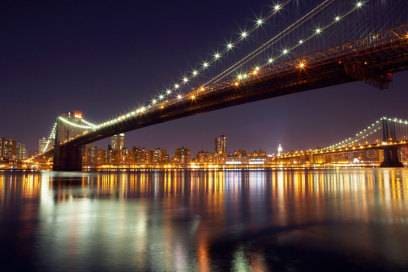 New York by night - it doesn't get much more romantic than this!