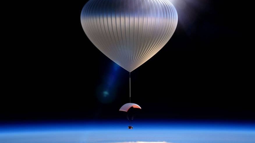 Ballonfahrt im Weltraum: Schon 2017 soll dies für Touristen möglich sein