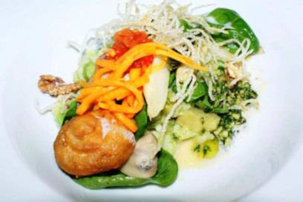 Gar nicht langweilig: ein veganes Gericht im Berliner Restaurant Lucky Leek