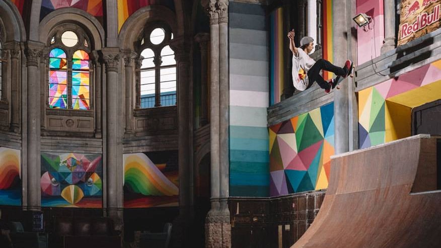 Skaten statt beten: Diese Kirche wurde zu einem Skatepark umgebaut