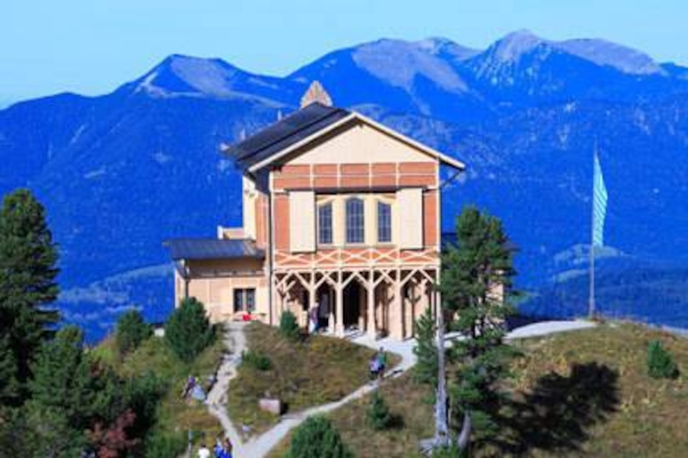 Das Königshaus am Schachen im Wettersteingebirge bei Garmisch-Partenkirchen