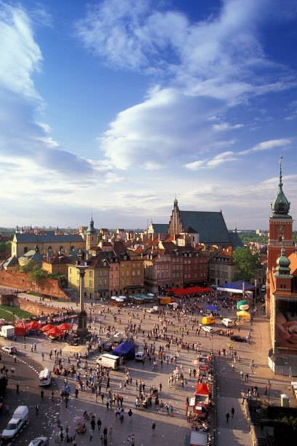 Die Altstadt von Warschau wurde aufwendig restauriert und steht mittlerweile unter dem Schutz der Unesco