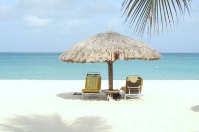 Der perfekte Platz für einen Cocktail am Strand