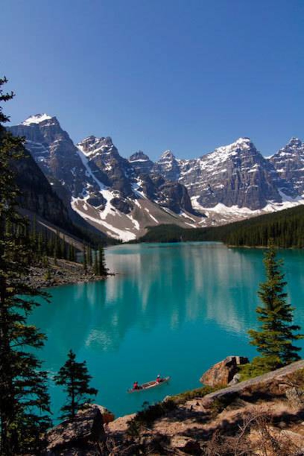 Berge, Seen, Wälder: Die Landschaften in Kanada sind spektakulär. Hier im Bild: ein See im Banff Nationalpark in British Columbia